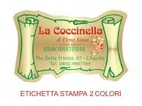 Etichette adesive per erboristerie, cosmetica, cosmesi (mm 55X36)  (cod.3M )